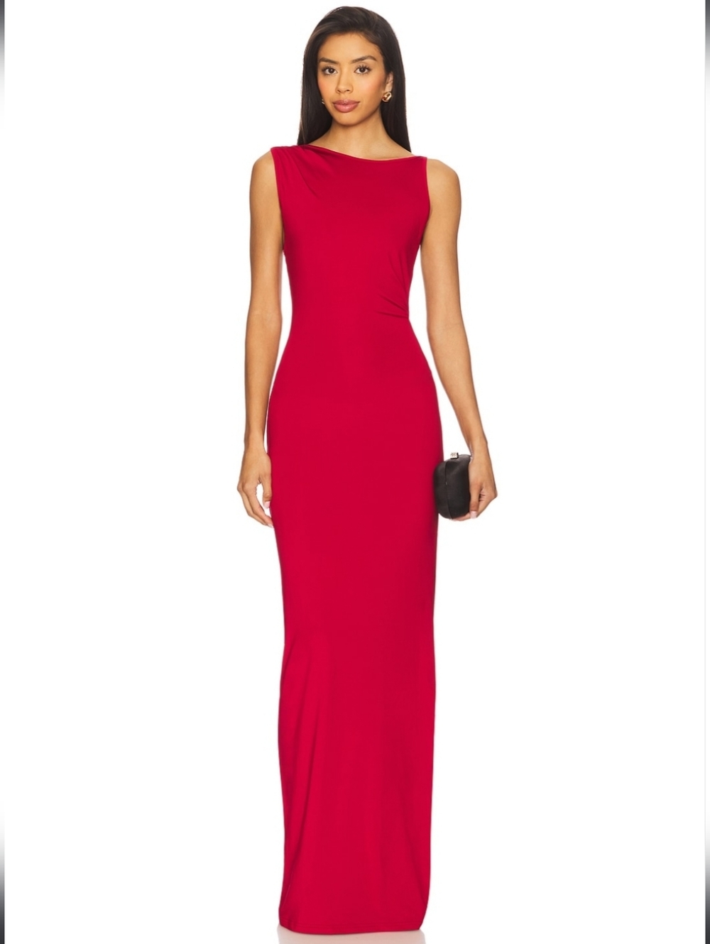 Superdown Revolve Red Avya Cutout Back Maxi Dress